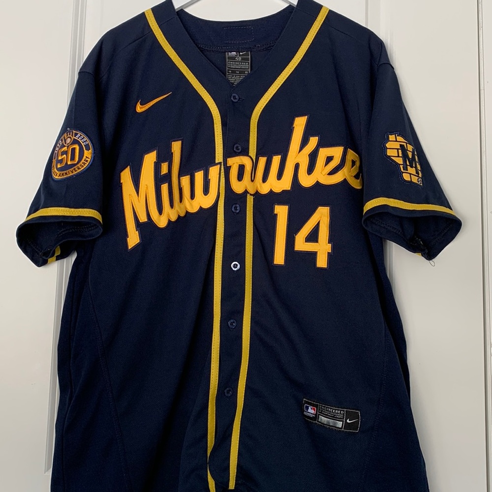 Justin Smoak Milwaukee Brewers Nike Jersey